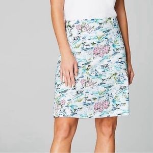 J. Jill tropical scene skirt